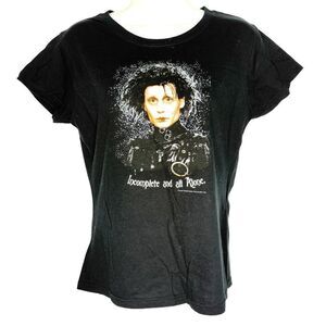 Edward Scissorhands Graphic Tee XL – Ripple Junction Black Gothic T-Shirt